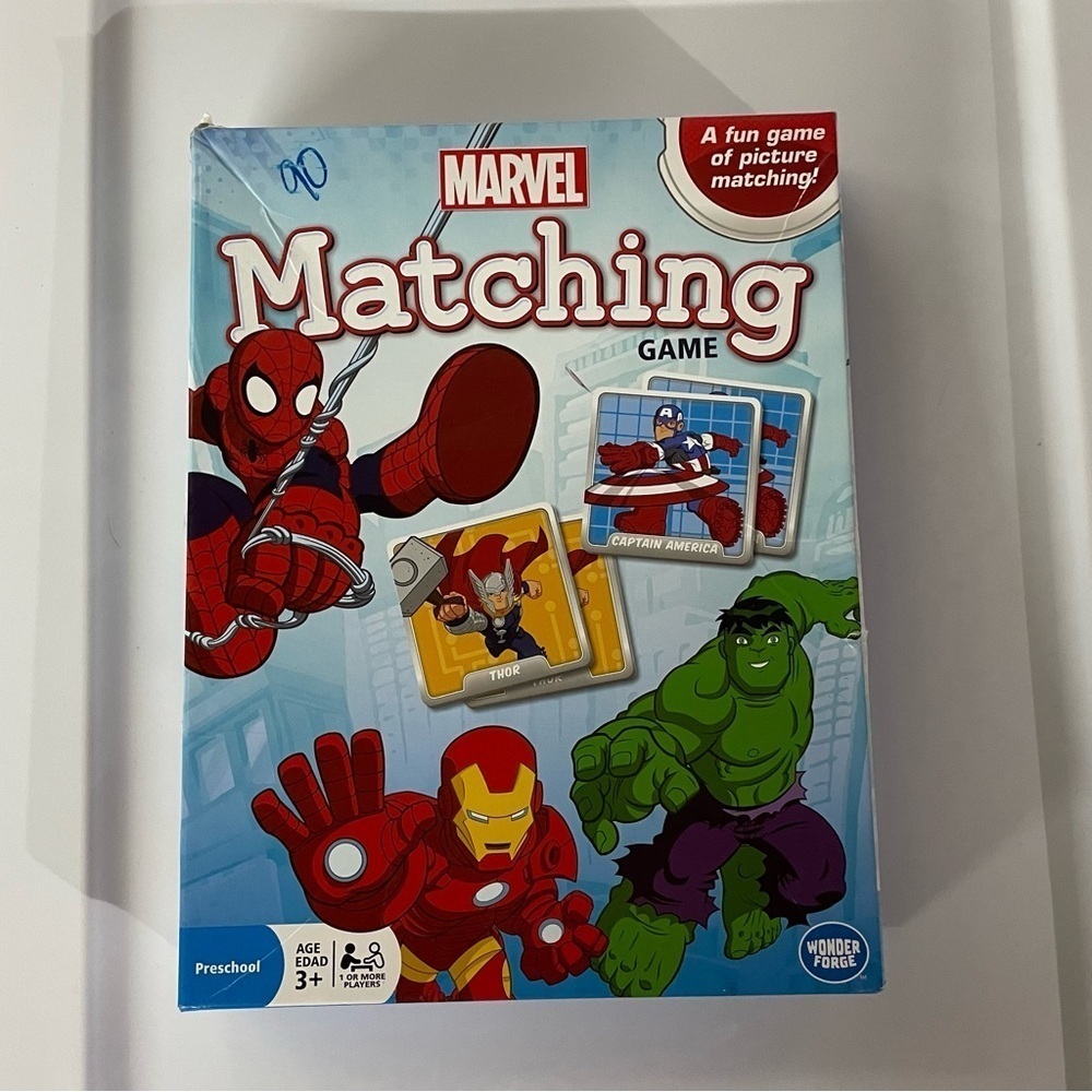 Marvel Heros Matching Card Game